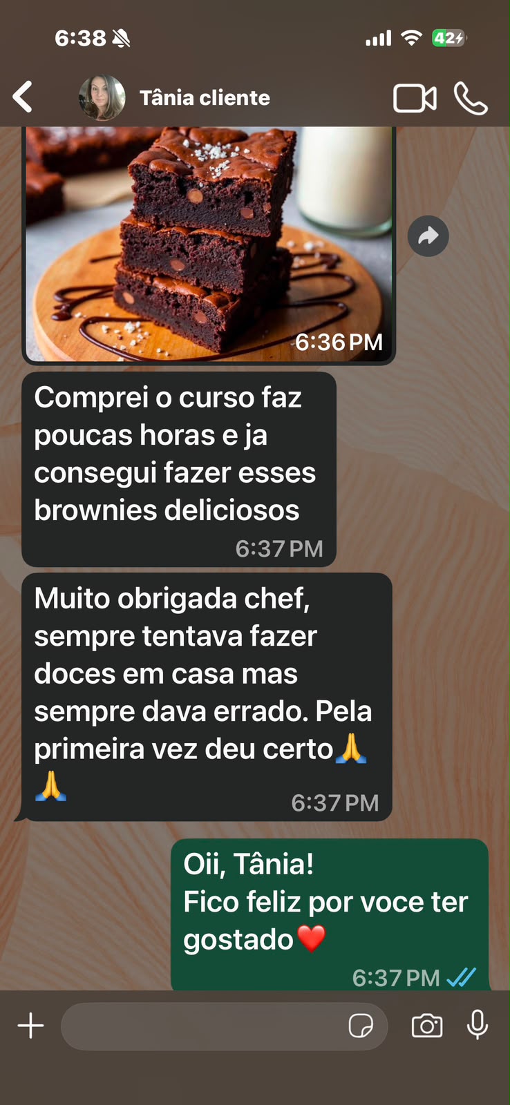 Customer testimonial